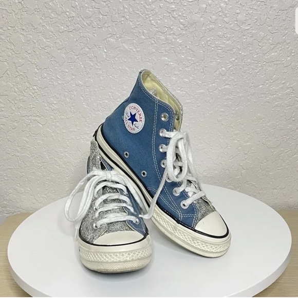 Converse x Chiara Ferragni Chuck 70 High Glitter Patch Size US 6 - Picture 3 of 10
